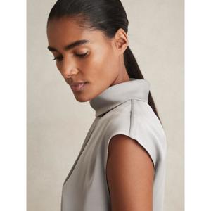 REISS DANIA High Neck Shell Top
